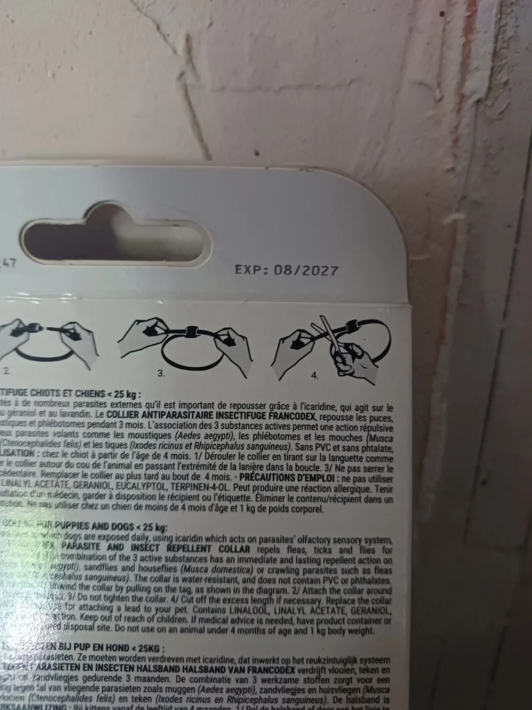 Colar novo anti parasita francodex – photo 2